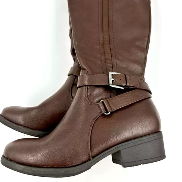 Croft & Barrow Women's Peyote Knee-High Zip Up Fashion Boots
Brown Size 8 - Picture 2 of 7